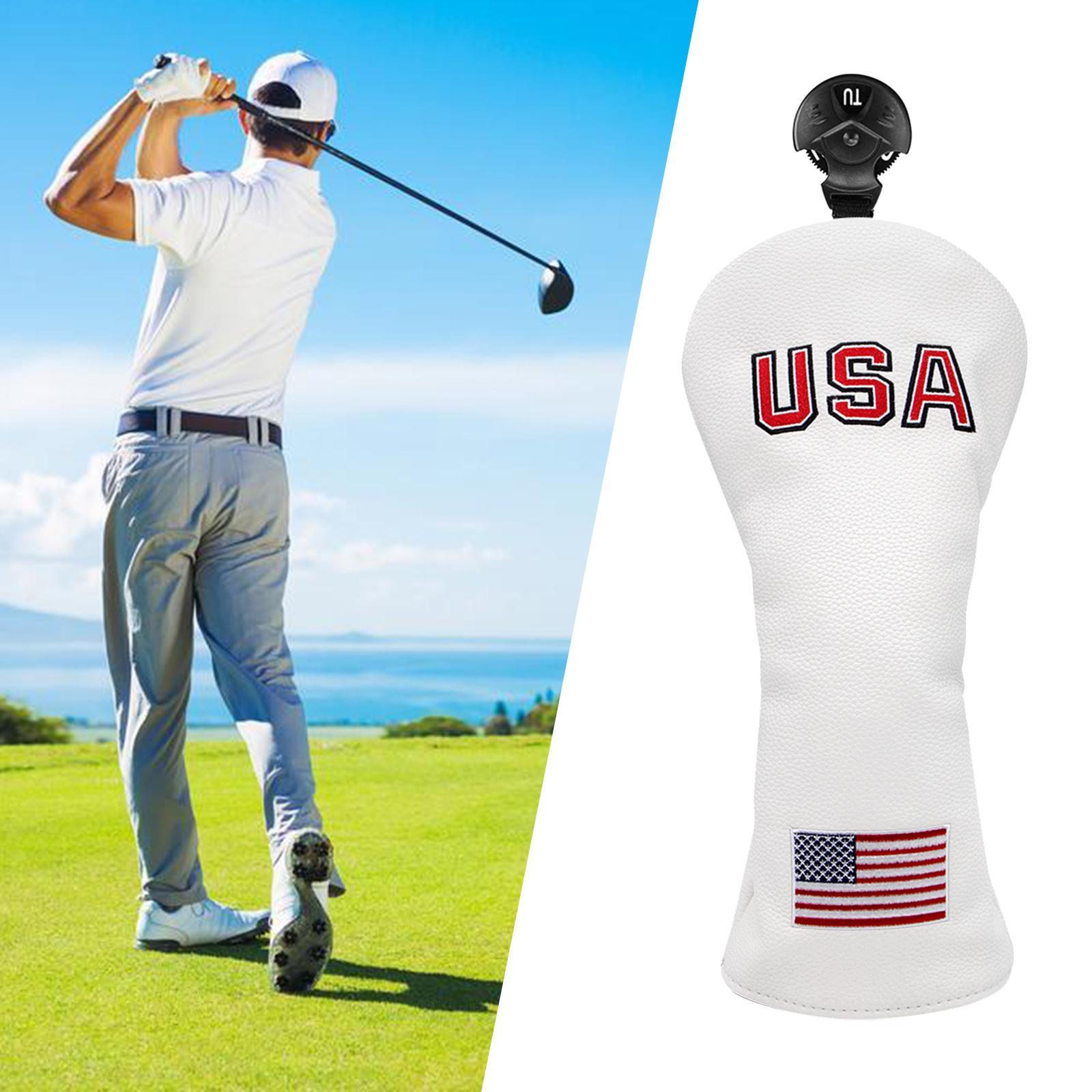 PU Leather Golf  Cover Fairway Headcover Guard