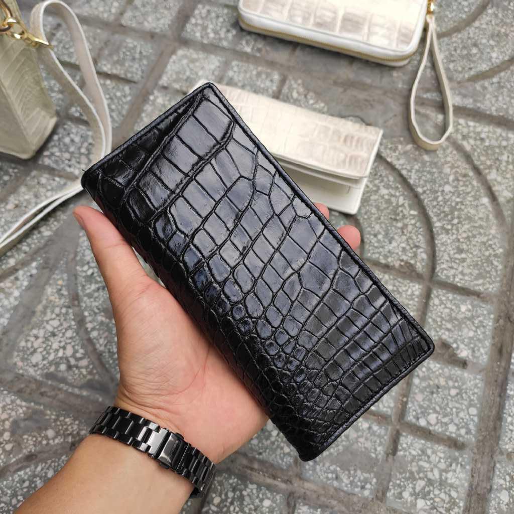 Ví cá sấu gập 2 Nhỏ gọn mà siêu tiện lợi!