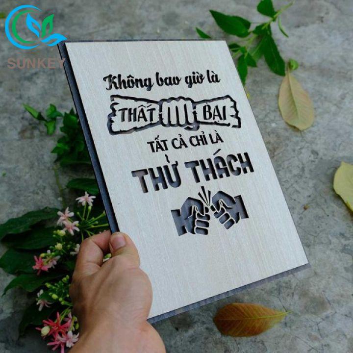 Tranh Treo Tường Decor Trang Trí - Tranh Động Lực Slogan - Trang Trí Nhà Cửa, Văn Phòng Làm Việc, Tạo Động Lực