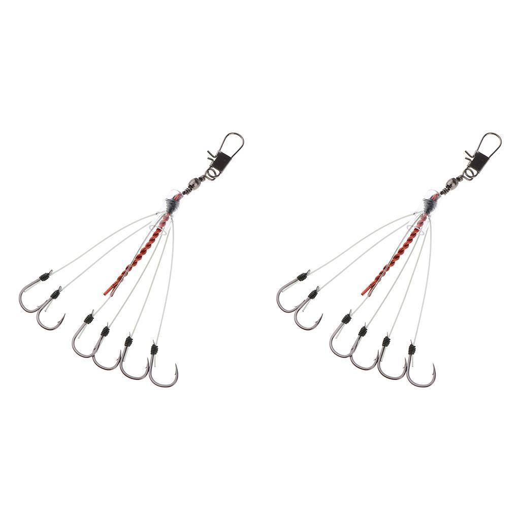 High Carbon Steel Fishing Hook Fishhooks with 12pcs Hooks 5