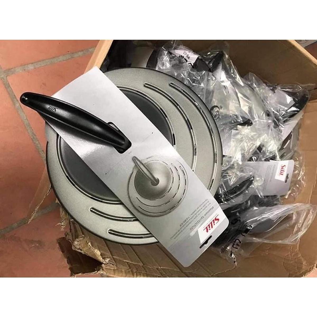 Vung Chắn Dầu Mỡ Silit 28cm, Chất Liệu Thép Không Gỉ, Dùng Được Trong Máy Rửa Bát, Nhập Đức Chính Hãng