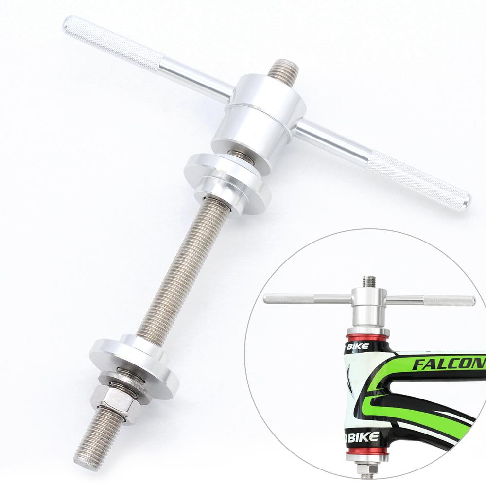 Dụng cụ tháo lắp trục giữ xe đạp Tay cầm T chống trượt bằng thép Thân máy bằng hợp kim nhôm