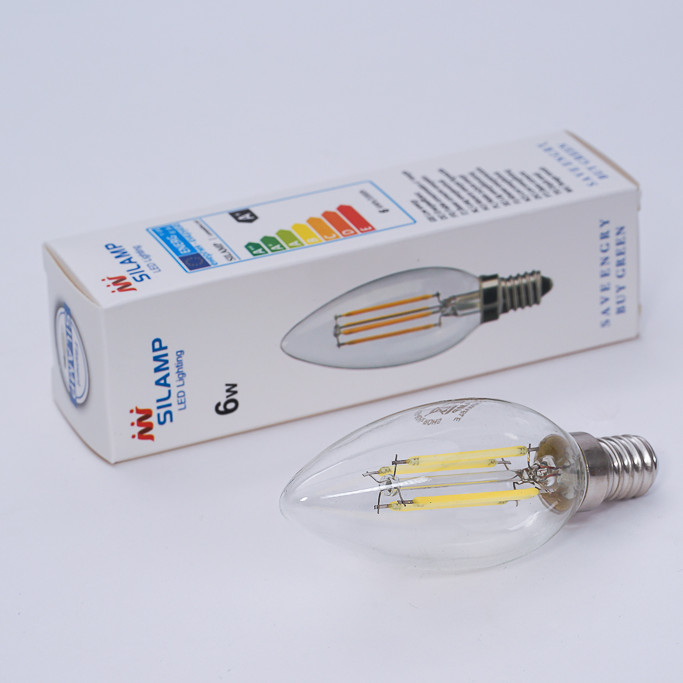 Bóng Đèn Led Dây Tóc Edison C35 6W E14 | Silamp