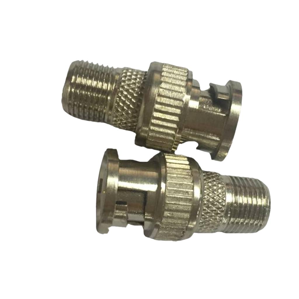 10x  Plug to Coax f type Female Connector Adaptor Coupler