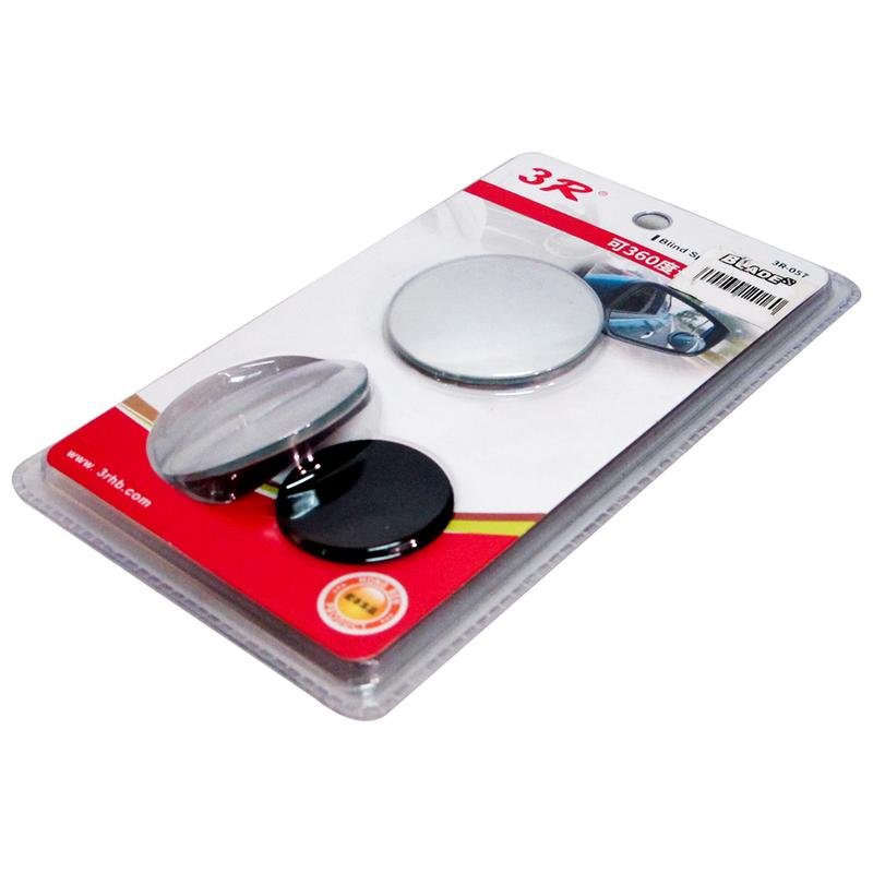 Gương chiếu hậu xoay 360 độ cầu lồi chính hãng 3R-057 gắn ô tô xe máy
