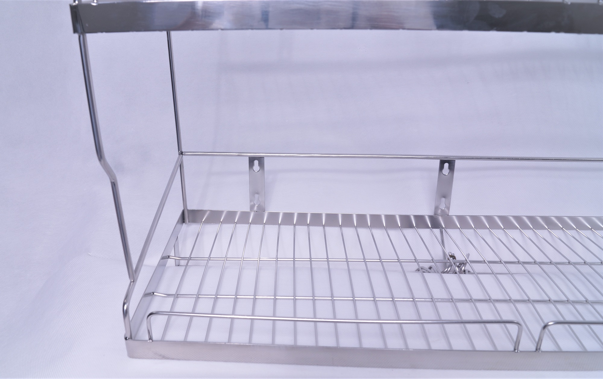 Kệ chén dĩa 2 tầng Inox SUS 304 - KT 28 x60, 28 x80, 28x90