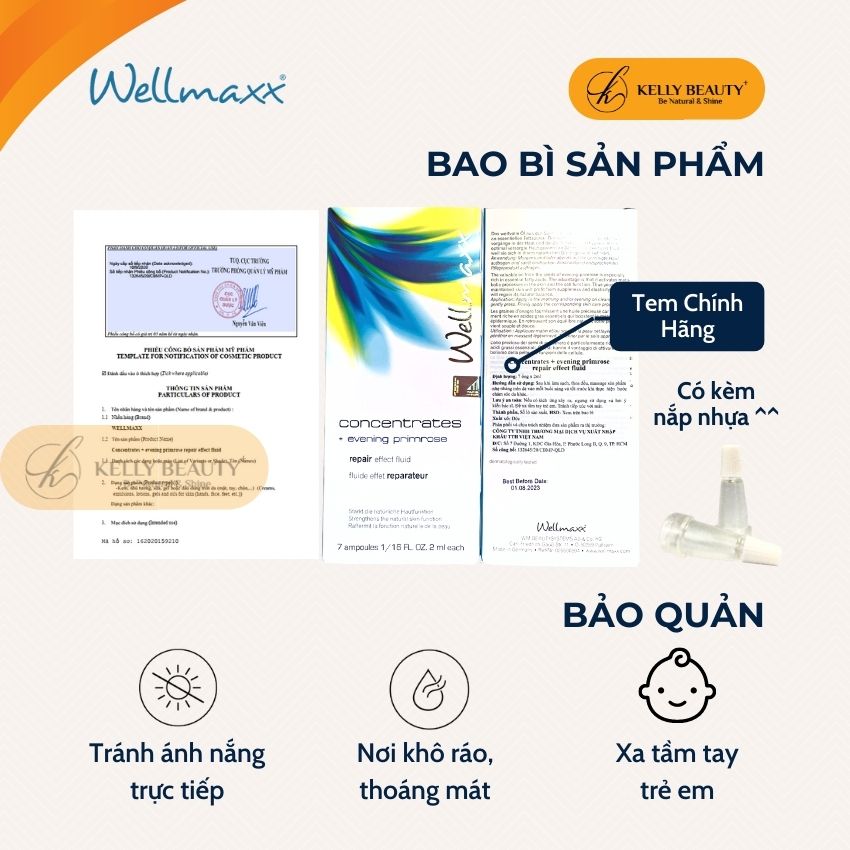 Huyết Thanh Hoa Anh Thảo WELLMAXX - Giảm Sưng Viêm, Ngừa Mụn; Kiềm Dầu, Mờ Thâm Mụn, Sáng Da