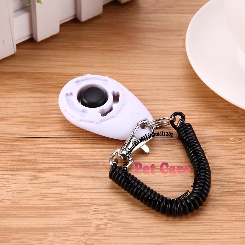 clicker huấn luyện thú cưng màu ngẫu nhiên