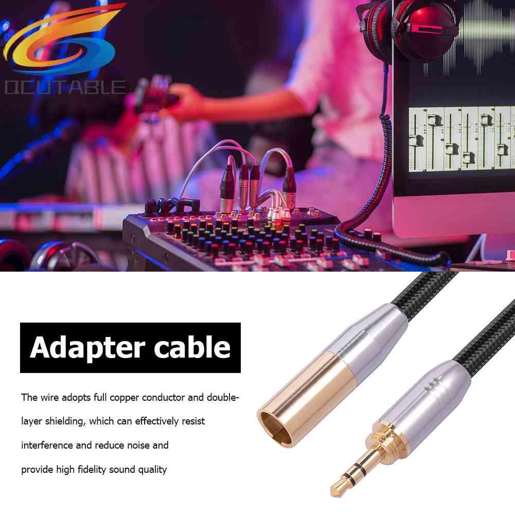 Cáp Chuyển Đổi 0.3m Jack 3.5mm Sang 3-Pin XLR Cho Tai Nghe / Camera