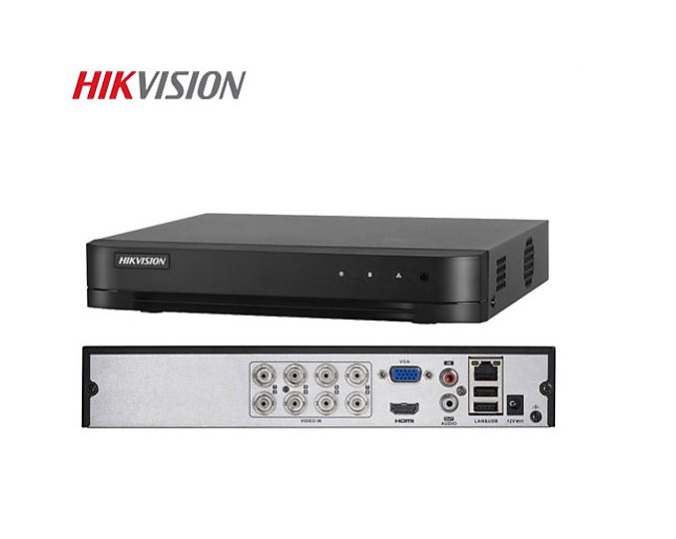 Đầu ghi hình camera Analog HD-TVI 8 Kênh Hikvision DS-7208HGHI-K1 (S) 1080P LITE H.265 Pro - Hàng chính hãng