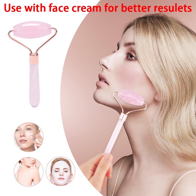 Con lăn cẩm thạch thoa kem , massage mặt se khít lỗ chân lông , giảm các nếp nhăn trên da mặt , giúp massage thư giãn thiết kế nhỏ gọn tiện lợi