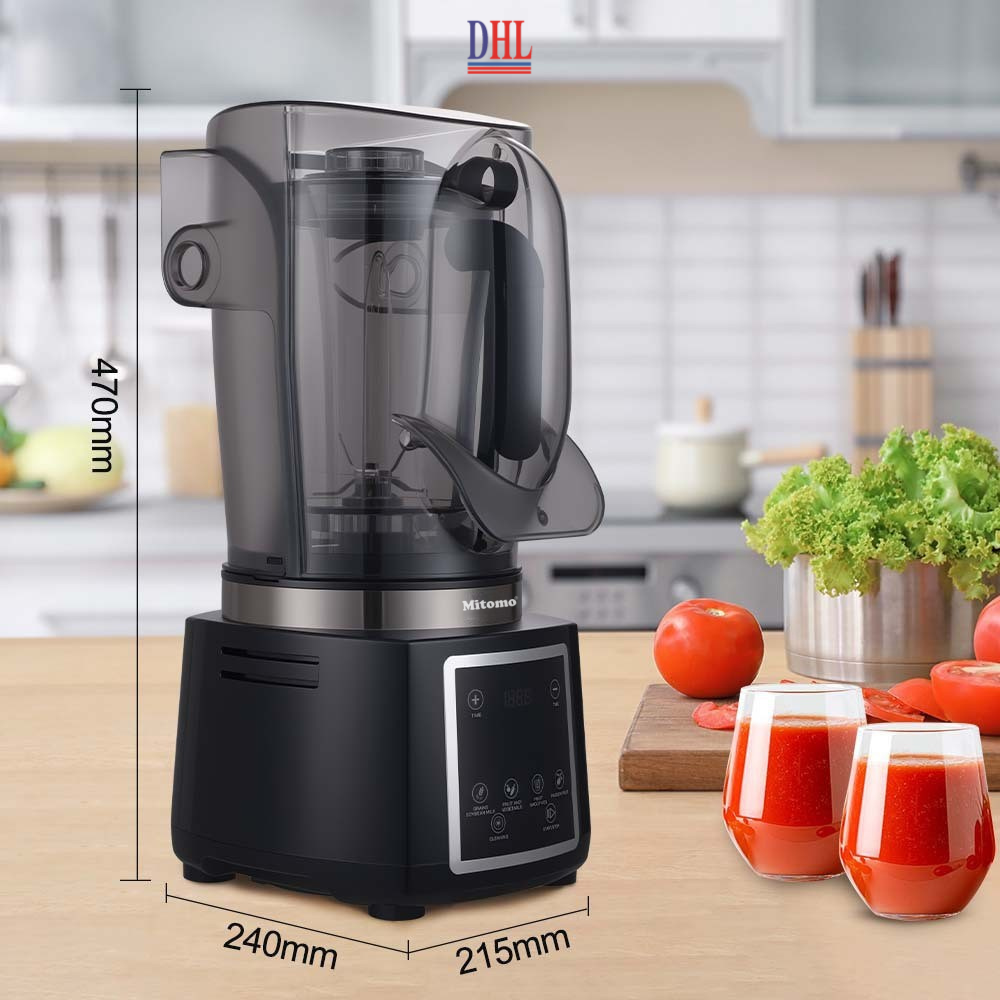 Máy xay sinh tố chuyên dụng cho quán kinh doanh, pha chế Mitomo KJ2200 chóng ồn hàng chính hãng