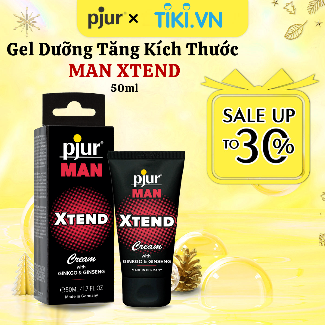 Gel tăng kích thước cậu nhỏ, cường dương Pjur Man Xtend 50ml dành cho quý ông tăng khoái, tăng lưu thông máu