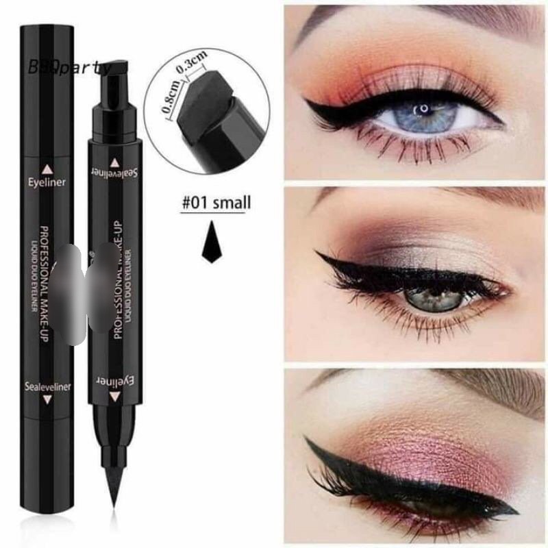Sản phẩm dụng cụ  trang điểm cho mắt , bút kẻ mắt 2 đầu đa năng  giúp bạn gái luôn tự tin mỗi ngày