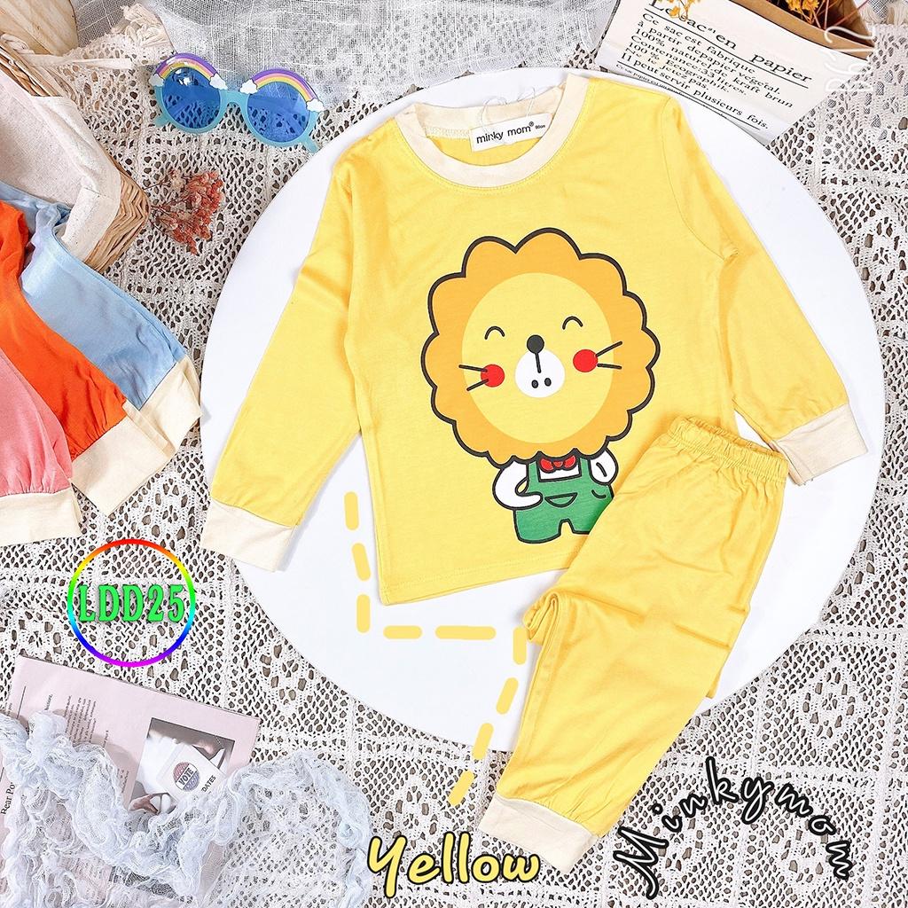 Bộ Dài Tay Cho Bé LDD25 Đồ Bộ Thun Lạnh Cao Cấp Mềm Mịn Thoáng Mát, Dễ Chịu, Thoải Mái Cho Bé