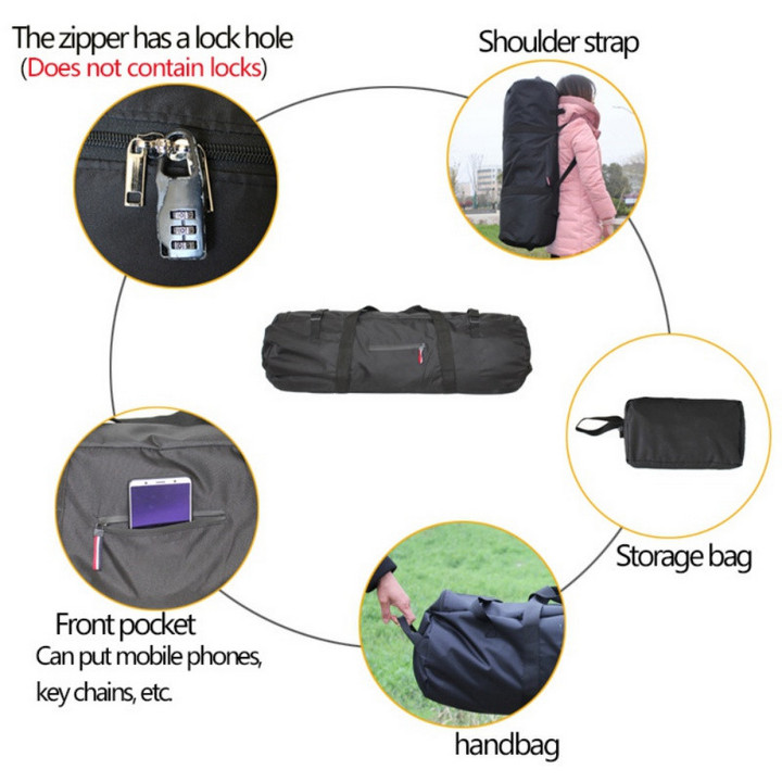 Túi Xách Tay Hành Lý Bỏ Túi Sức Chứa Lớn Expandable Bag X100