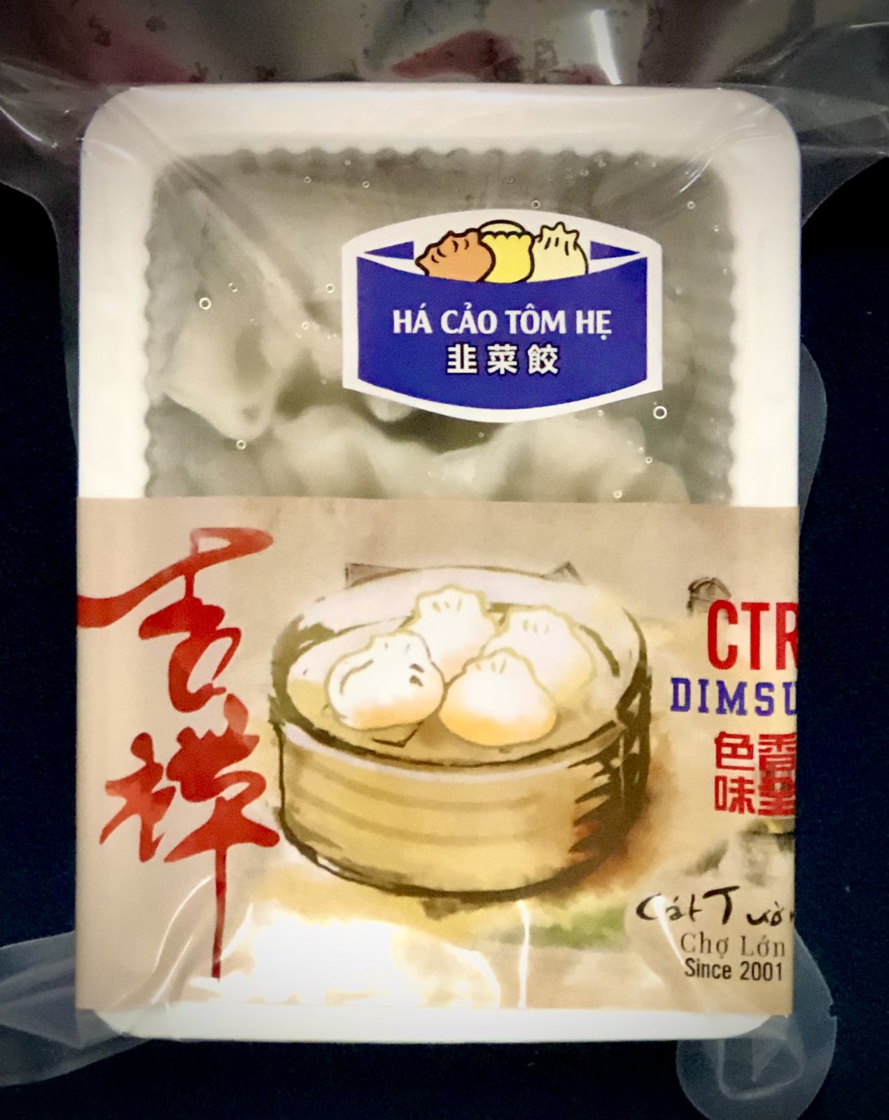 Há cảo tôm hẹ 105gr/3 viên