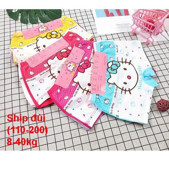 Combo 3 quần chip đùi bé gái mặc váy đầm thun cotton xinh mát