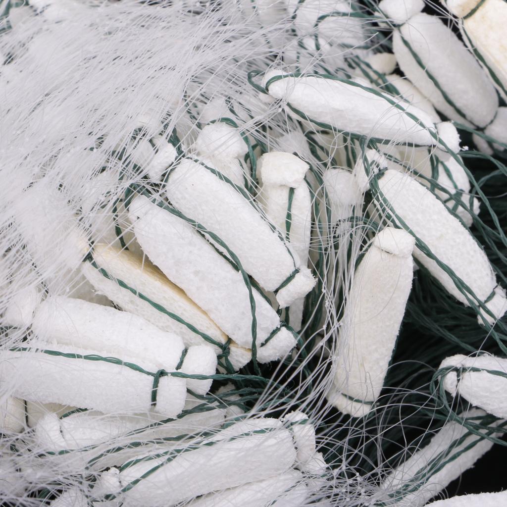 Trammel Fishing Net With Float Fish Trap Mesh Gill All Size Hole Size 4x4cm