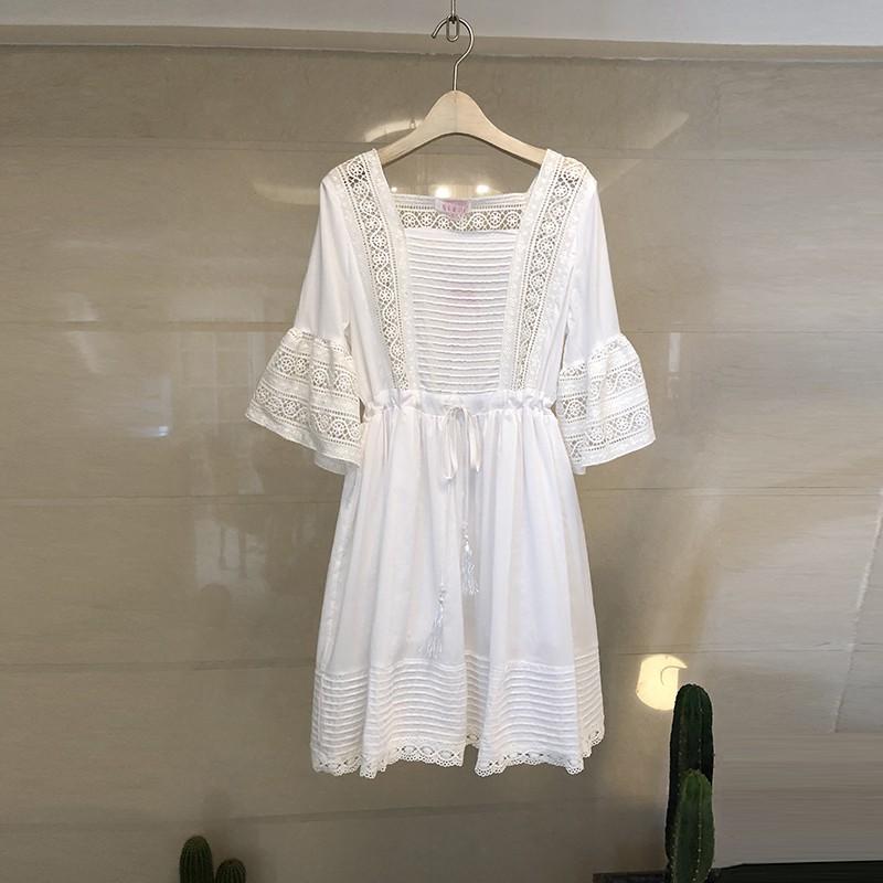 Váy Du Lịch Buộc Eo