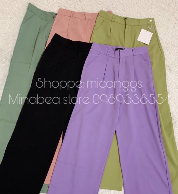 Quần culottes suông dáng dài đủ màu