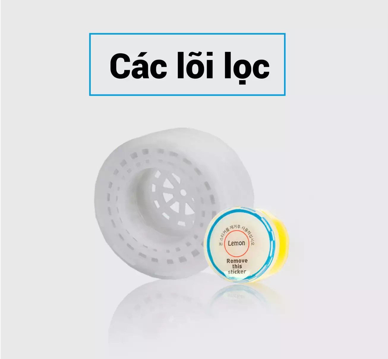 Phụ kiện vòi sen Cuckoo CWCF-CHVT1C: Lõi bổ sung vitamin C và Lõi Clo - Hàng chính hãng