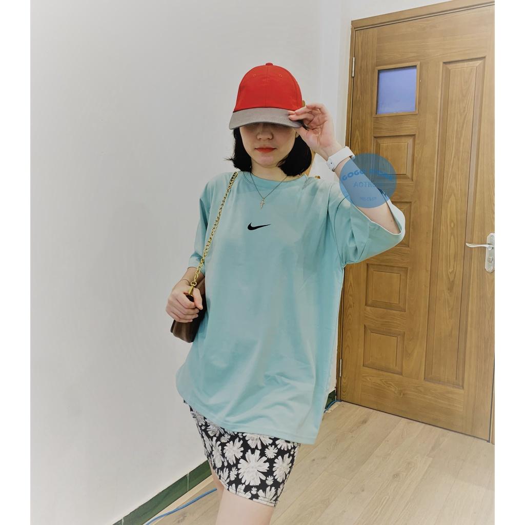 Áo thun thời trang unisex xanh coban-freesize-45-75kg