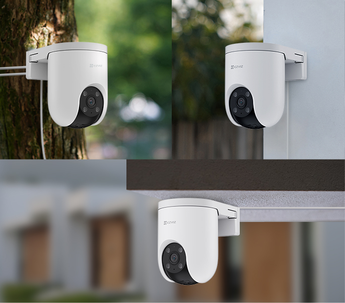 Camera Ezviz H8C 2K Dùng Sim 4G, Xoay 360 Độ, Có Màu Đêm - Hàng chính hãng