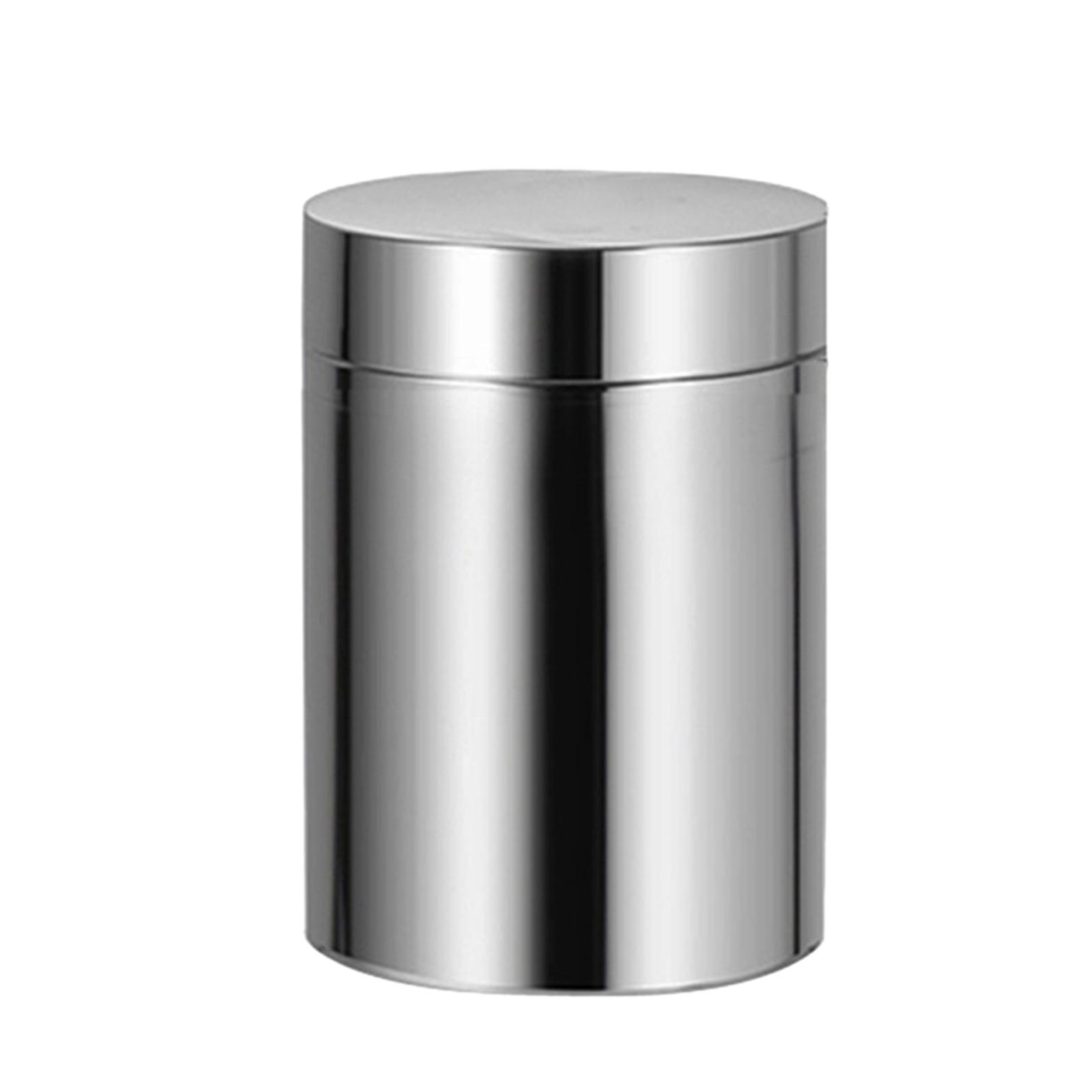 Mini Tea Storage Containers Organizer Round Tin Can Box for Tea Coffee