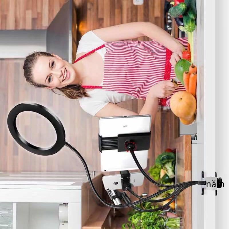 Đảm bảo chất lượng vẻ đẹp mới lấp đầy ánh sáng 16cm máy tính để bàn 6 inch micrô hiện vật trực tiếp đa chức năng giá đỡ phát sóng trực tiếp lấp đầy ánh sáng