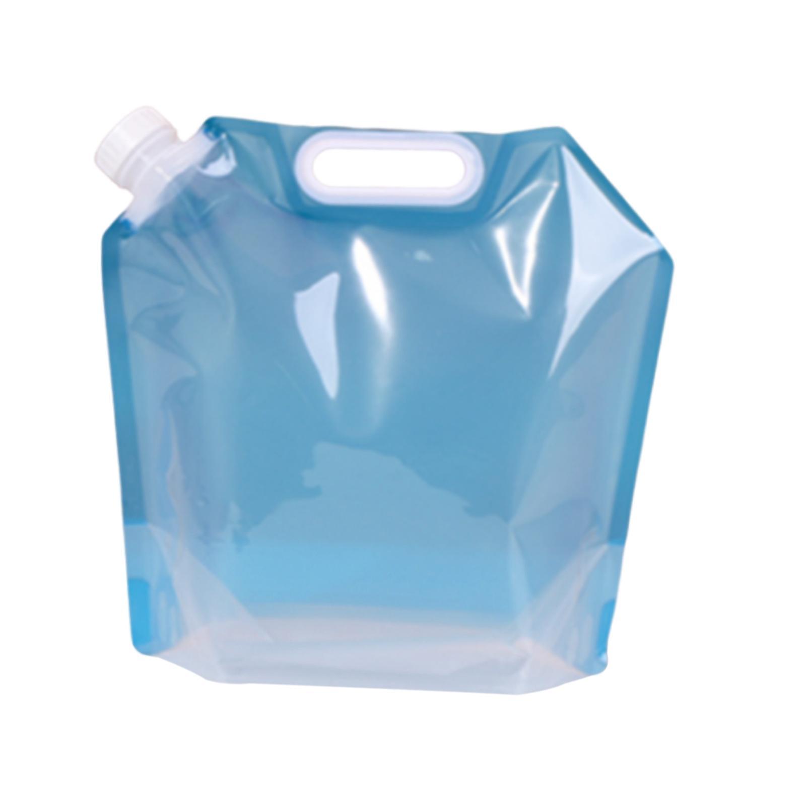 Foldable Water Tank Container Bag 5L Outdoor Drinking Tool Durable 32.5x30cm