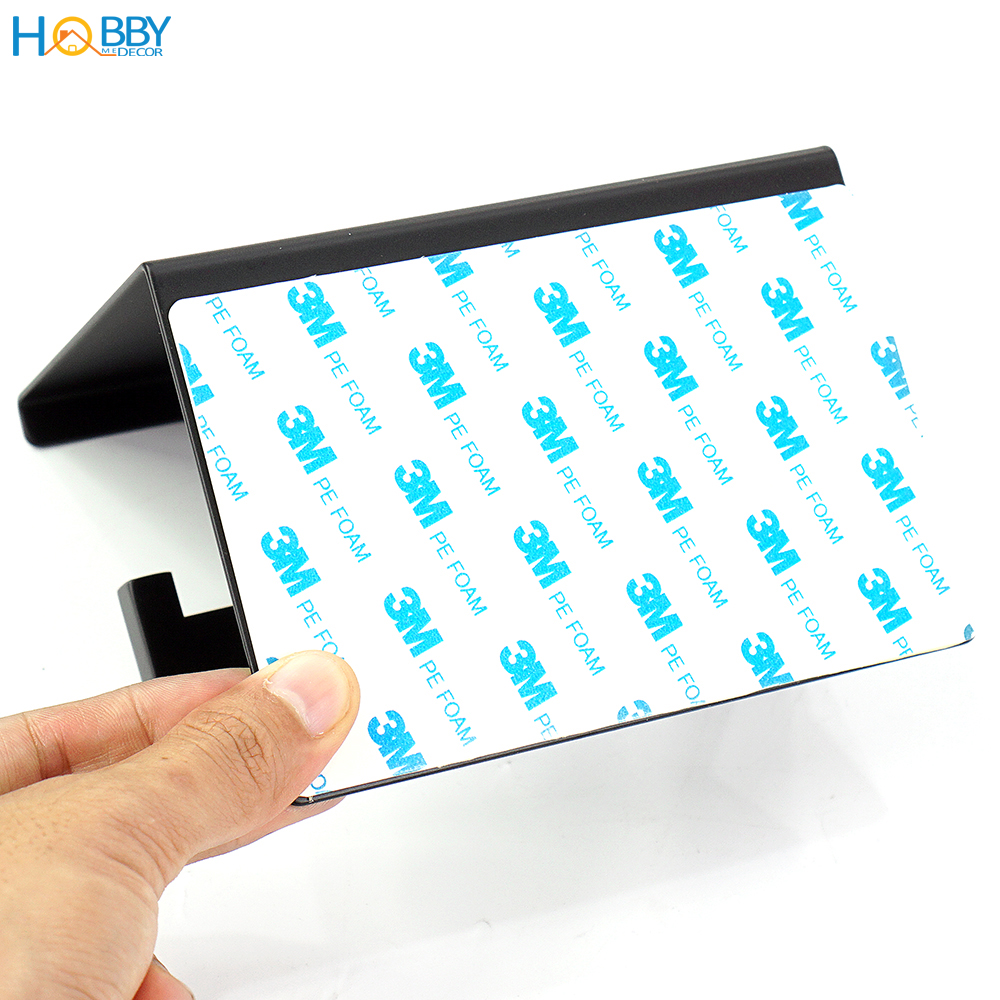Kệ treo cuộn giấy vệ sinh có mái che Inox 304 sơn đen dán tường HOBBY Home Decor G19 - kèm keo dán và đinh ốc