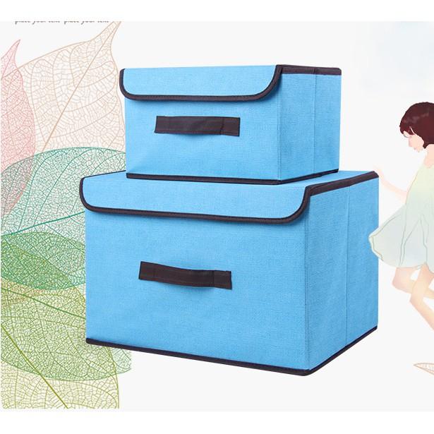 Combo 2 tủ vải cao cấp khung cứng
