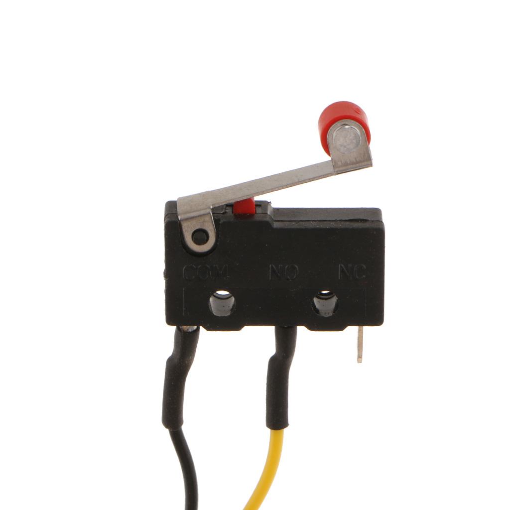 3D Printer Momentary Mechanical Limit Switch 250V 5A with Long Cable 600mm