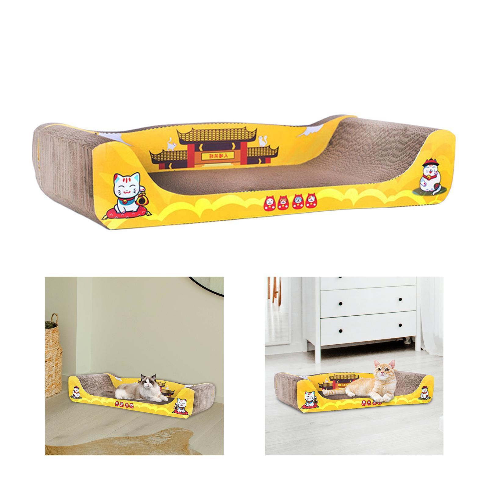 Cat Scratch Bed Corrugated Paper Furniture Large Cat Scratcher Cardboard