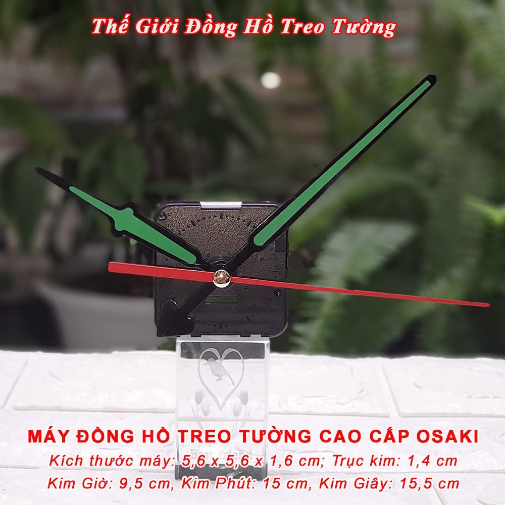 Máy Đồng Hồ OSAKI Kim Nhảy – Bộ Kim Tự Chọn – Tặng Pin AA VỎ NHÔM