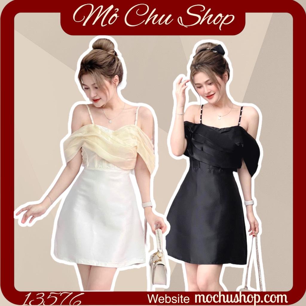ĐẦM XÒE DÂY ĐÍNH NGỌC PHỐI VOAN 13578