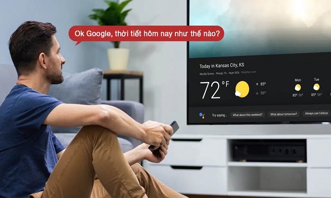 Google Tivi TCL 55 inch 55P638 - Trợ lý ảo thông minh