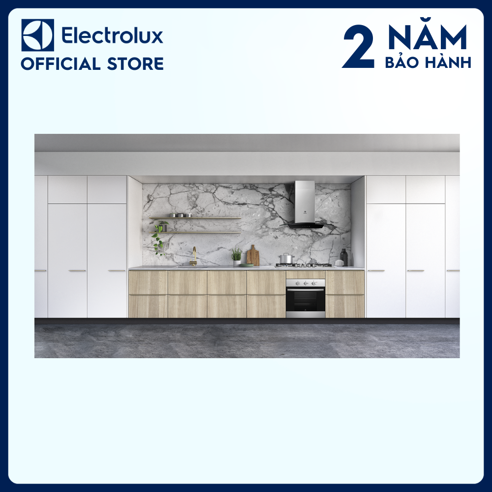 Máy hút mùi Electrolux bằng thép không gỉ 70cm EFC736GAR, Hoạt động êm dịu, Dễ dàng điều khiển và vệ sinh [Hàng chính hãng]