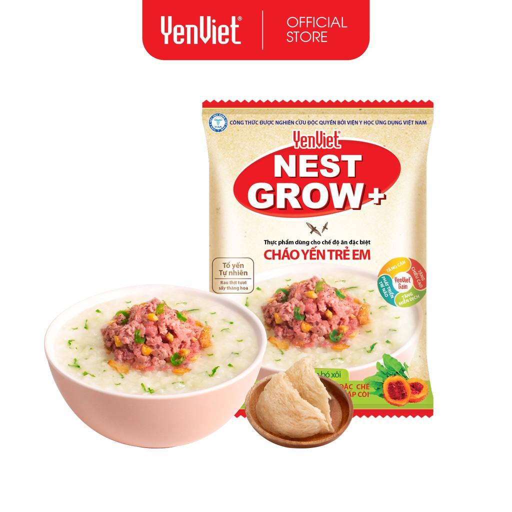 Cháo Yến Trẻ Em YenViet Nest Grow - Bò Bằm Bó Xôi