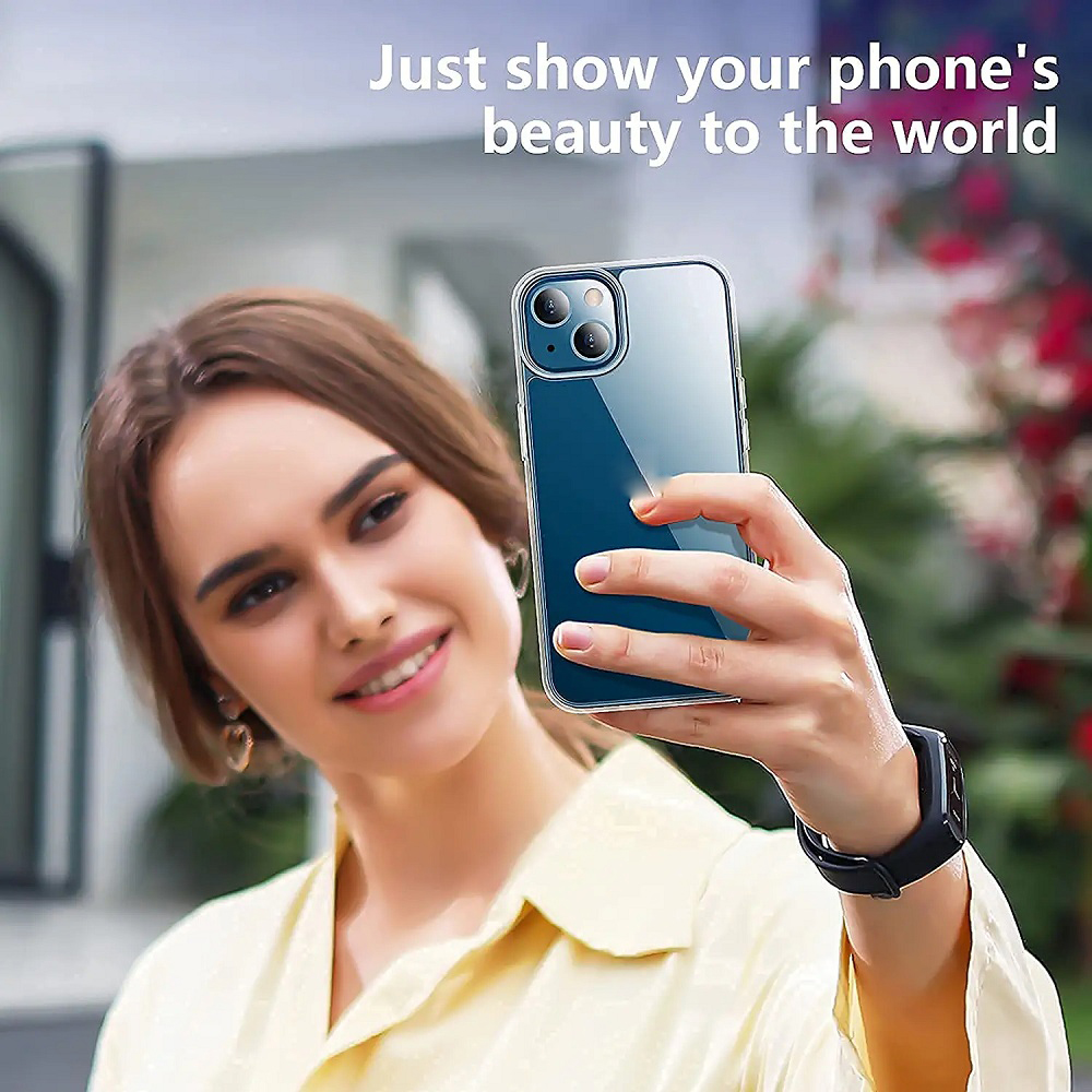 Ốp lưng chống sốc trong suốt cho iPhone 14 Likgus Crashproof giúp chống chịu mọi va đập - hàng nhập khẩu