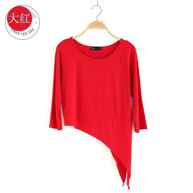 Áo xẻ tà chéo tay lửng A06 - Diễm Phương Store