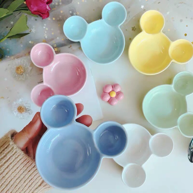 Dĩa Sứ Hình Mickey Dung Tích 50ml