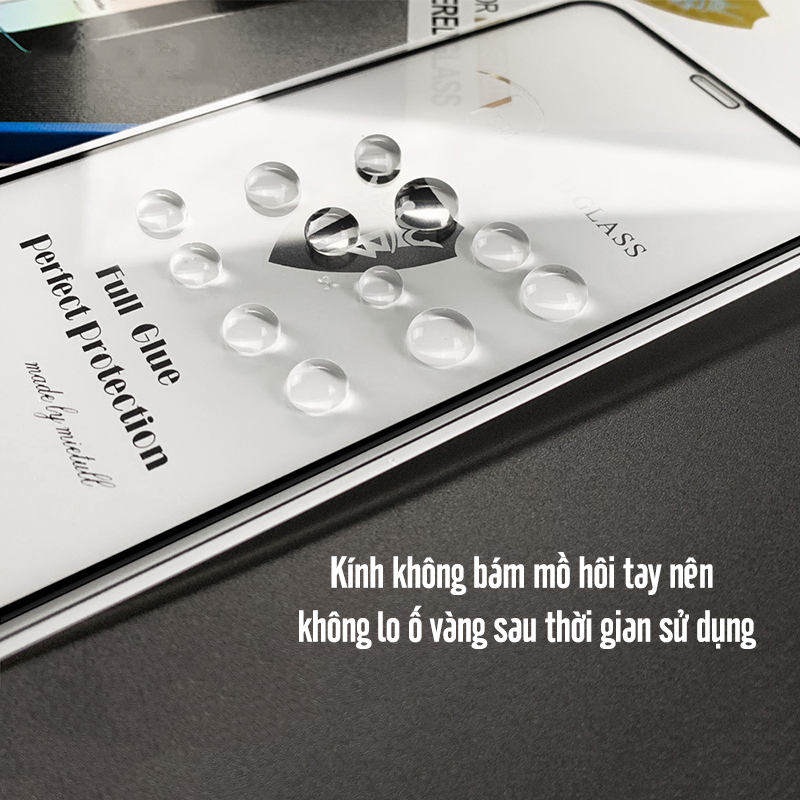 Kính cường lực cho Xiaomi Redmi Note 9 - Redmi 10X 4G Full viền Đen MIETUBL - Hàng Nhập Khẩu