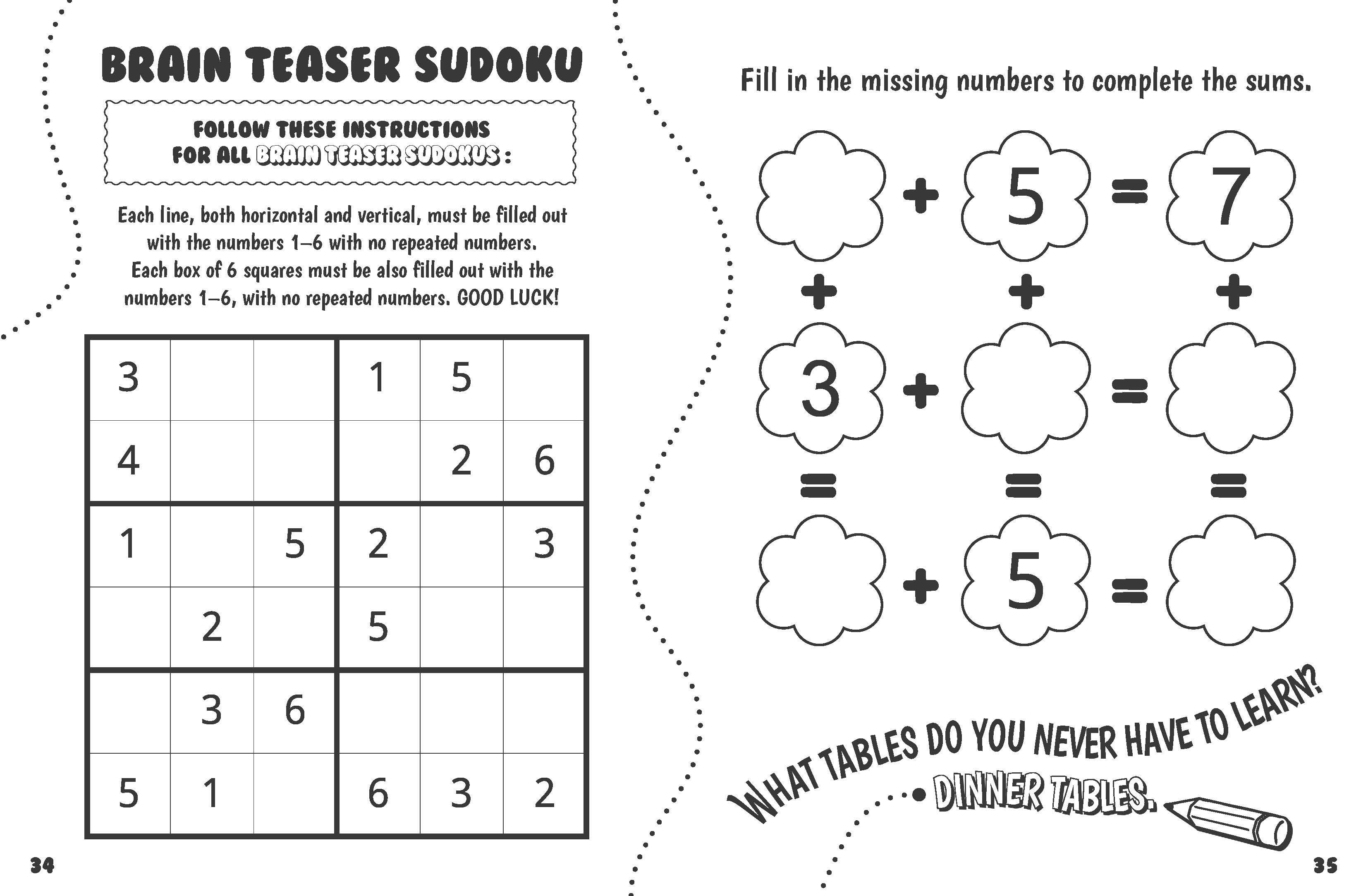 Sách ngoại văn: Brain-Busting Puzzles For Kids - Number Puzzles