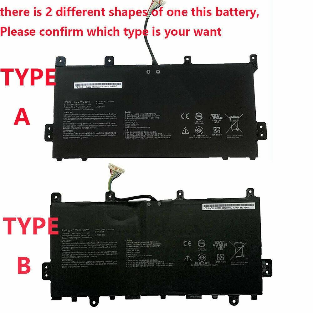 Pin dùng cho Laptop Asus Chromebook C423N C423NA C523N C523NA C21N1808 Battery