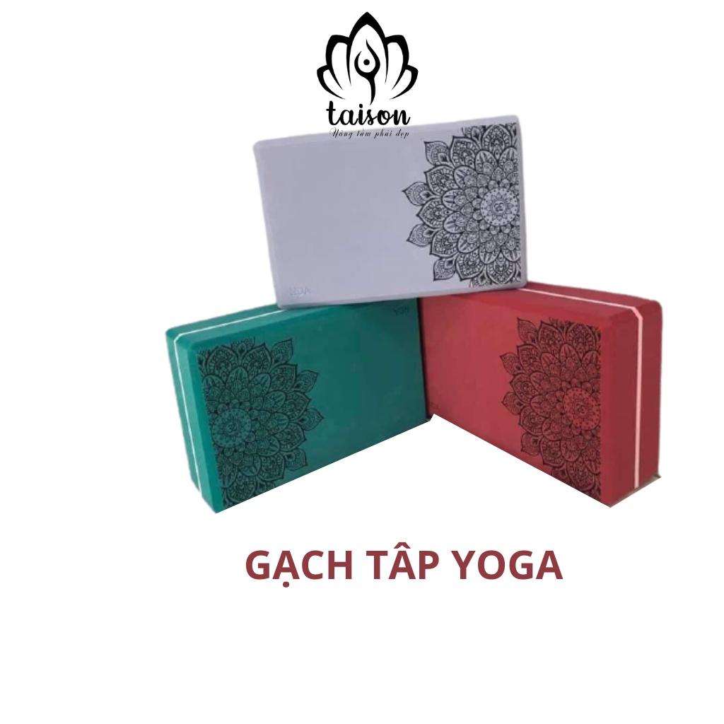 GẠCH TẬP YOGA XỐP 300G IN HOA NDA (1 Viên) , GẠCH YOGA ,