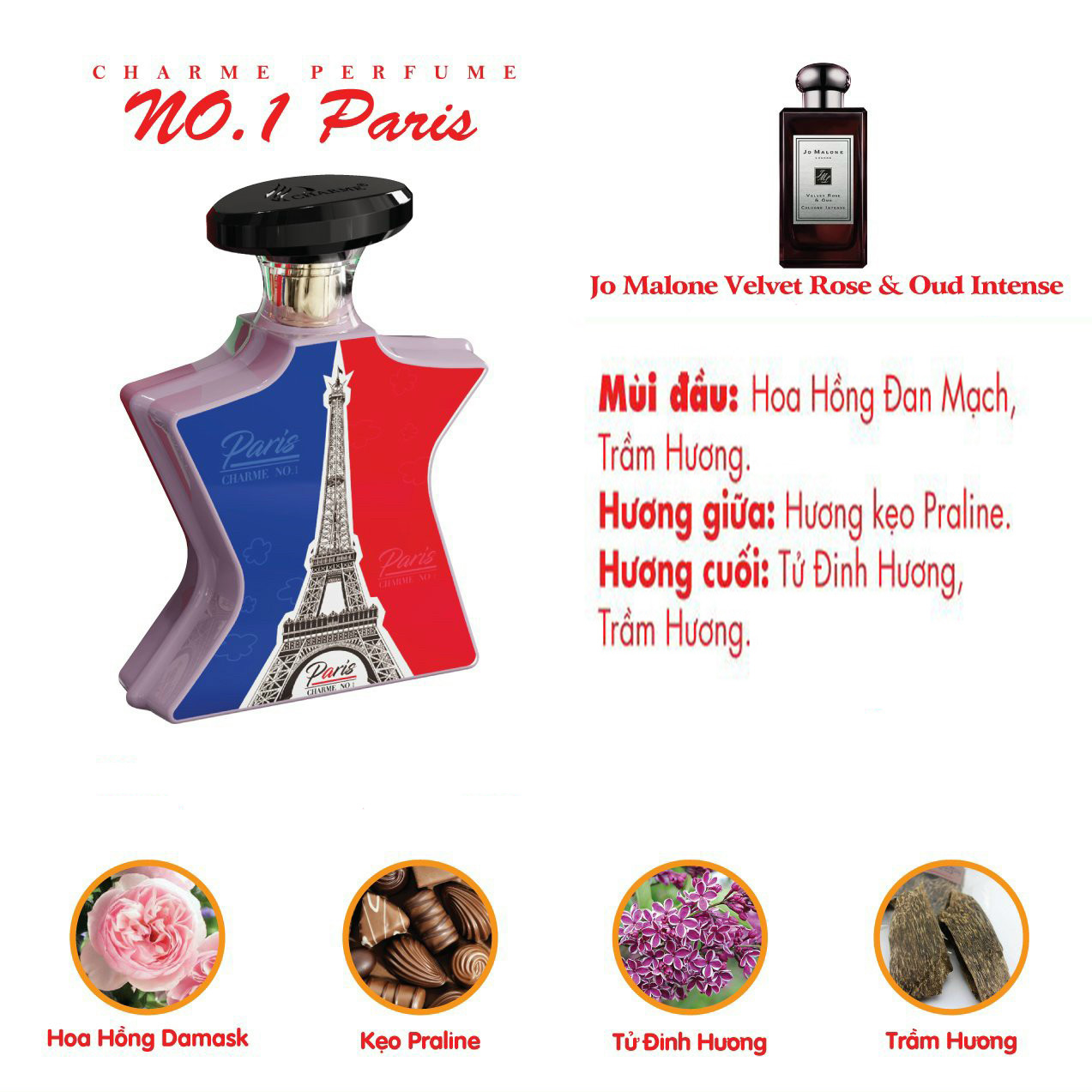 Nước Hoa Nữ Charme No.1 Paris 100ml