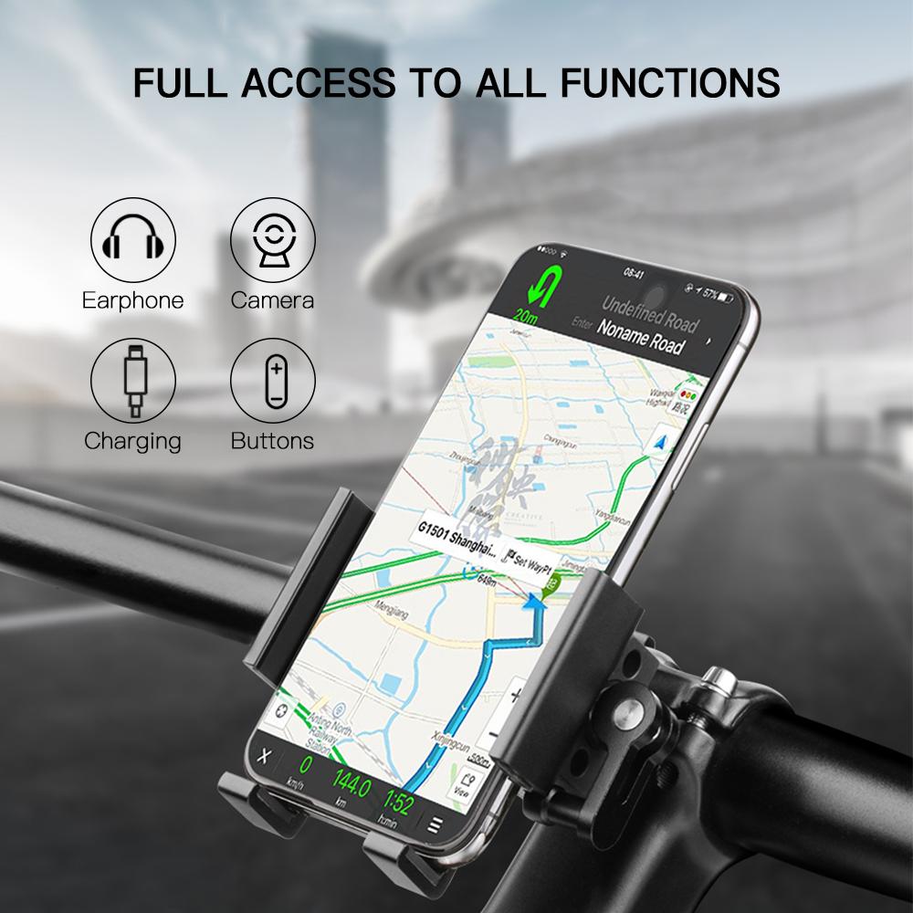 Giá Đỡ Điện Thoại·Bằng Nhôm Xe Máy Với Xoay 360 Cho Xe Đạp Mtb Scooter