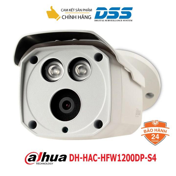 Camera HDCVI thân Dahua DH-HAC-HFW1200DP-S4 2MP 1080P hồng ngoại 80m hàng chính hãng DSS Việt Nam